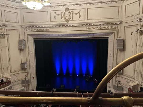 Wilbur Theatre, section: Balcony C, row: A, seat: 101