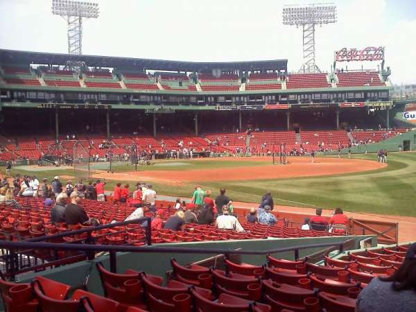 Fenway Park, section: 10-B97, row: hh, seat: 7