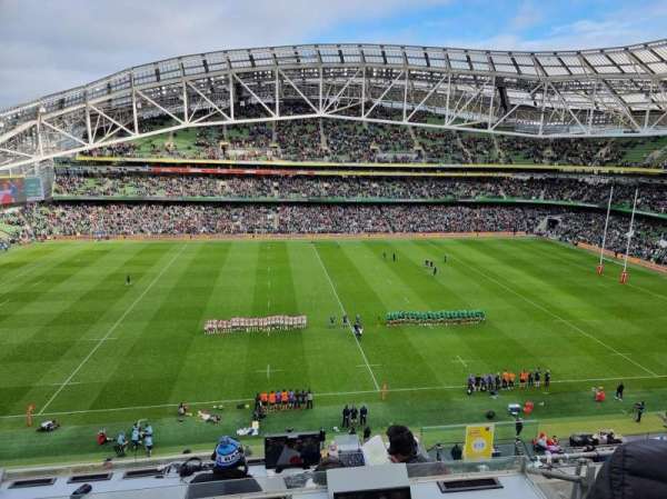 Aviva Stadium, section: 526, row: F, seat: 18