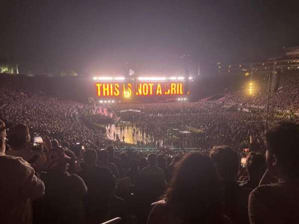 Rose Bowl, section: 10-L, row: 55, seat: 25