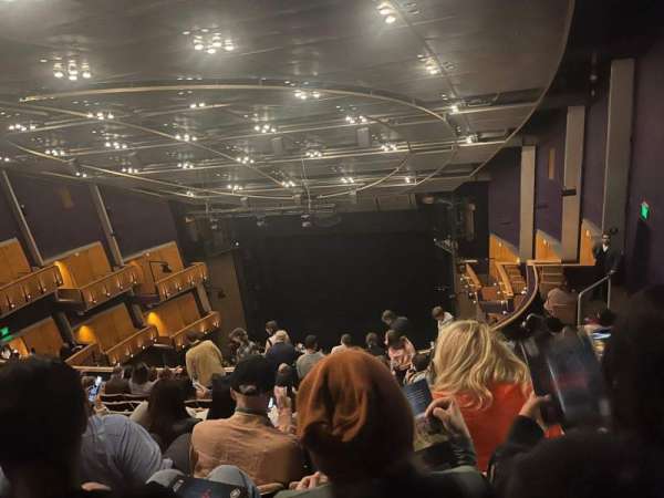 Ahmanson Theatre, section: Balcony, row: K, seat: 1