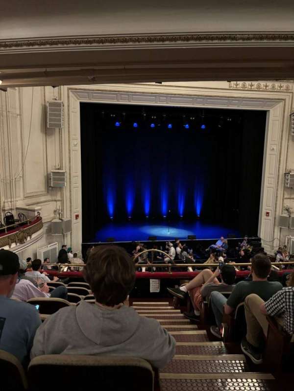 Wilbur Theatre, section: Mezzanine L, row: H, seat: 1