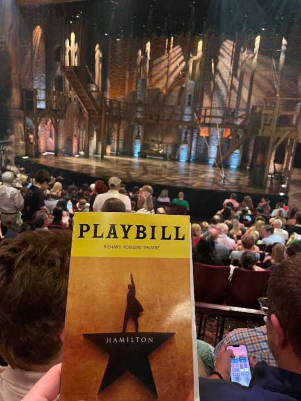 Richard Rodgers Theatre, section: Orchestra R, row: N, seat: 8