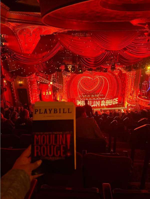 Al Hirschfeld Theatre, section: Mezzanine L, row: S, seat: 3