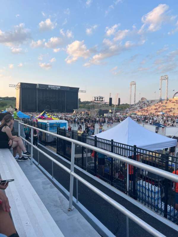 Hershey Park Stadium, section: 2, row: BB, seat: 1