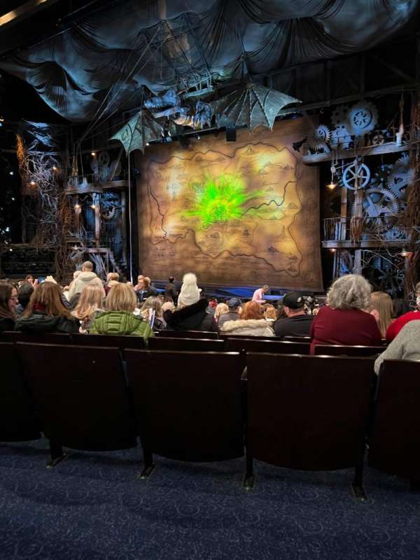 Gershwin Theatre, section: Orchestra R, row: Q, seat: 24
