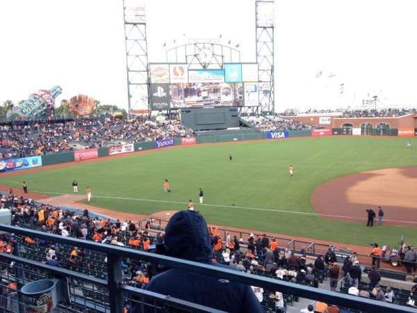 Oracle Park, section: 223, row: A, seat: 11