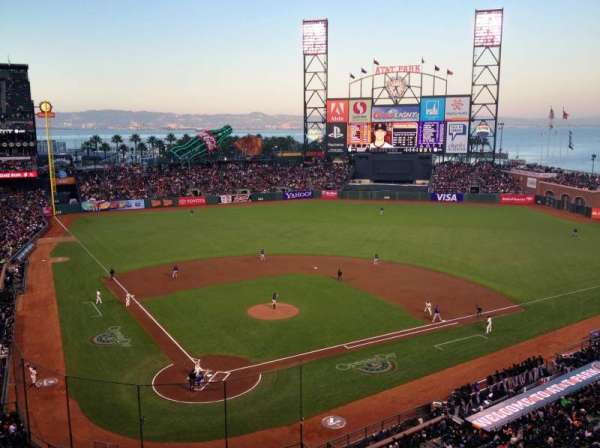 Oracle Park, section: VB313, row: A, seat: 2