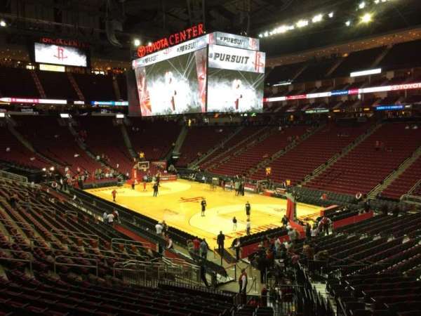 Toyota Center, section: 103, row: 23, seat: 1