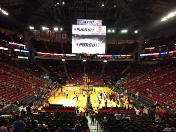 Toyota Center, section: 114, row: 10, seat: 1