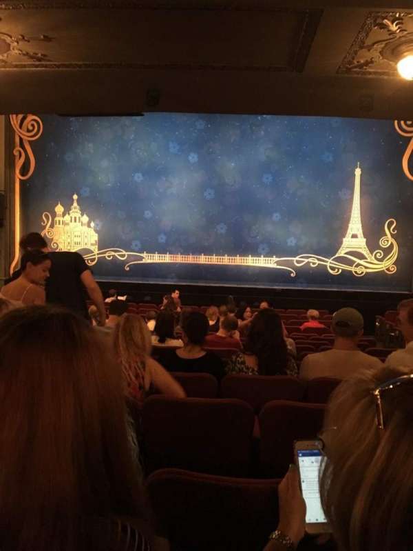Broadhurst Theatre, section: Orchestra C, row: P, seat: 112