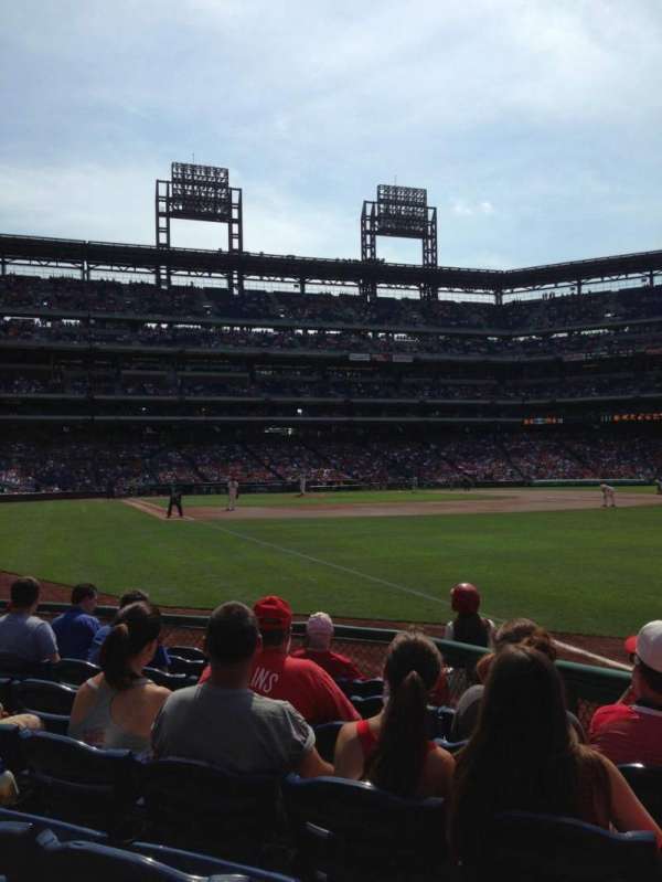Citizens Bank Park, section: 109, row: 8, seat: 10