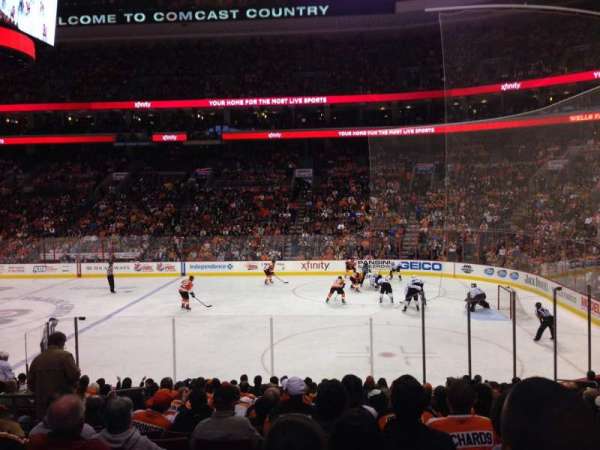 Xfinity Mobile Arena, section: 103, row: 17, seat: 7