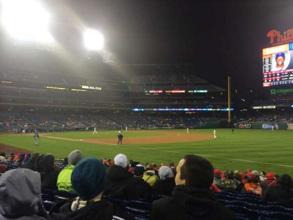 Citizens Bank Park, section: 111, row: 17, seat: 9