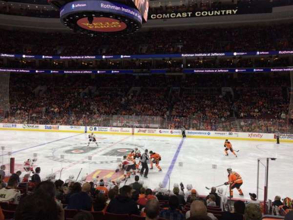 Xfinity Mobile Arena, section: 102, row: 14, seat: 10