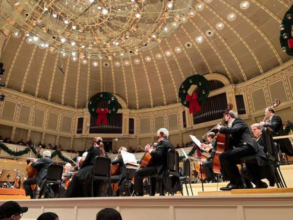 Orchestra Hall, Chicago, section: MF, row: C, seat: 12