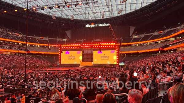 Allegiant Stadium, section: 141, row: 7, seat: 5