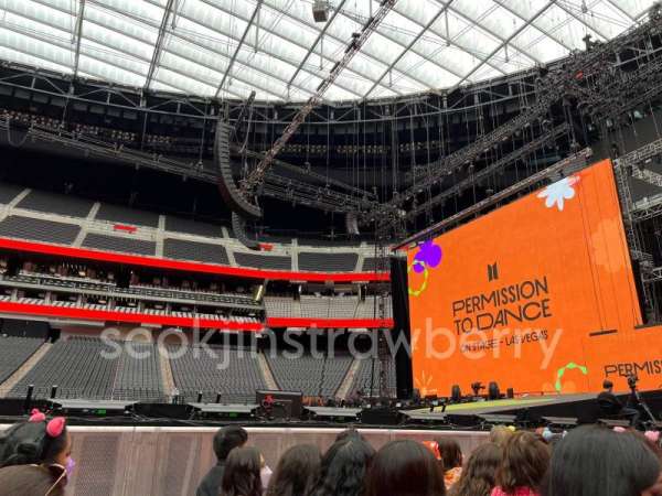 Allegiant Stadium, section: Floor A2, row: 10, seat: 10