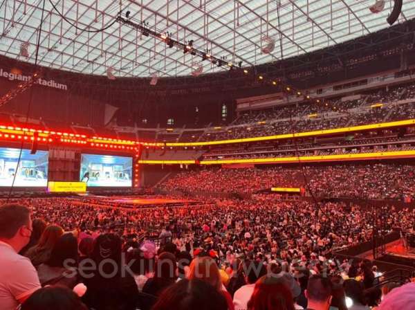 Allegiant Stadium, section: 107, row: 10, seat: 1