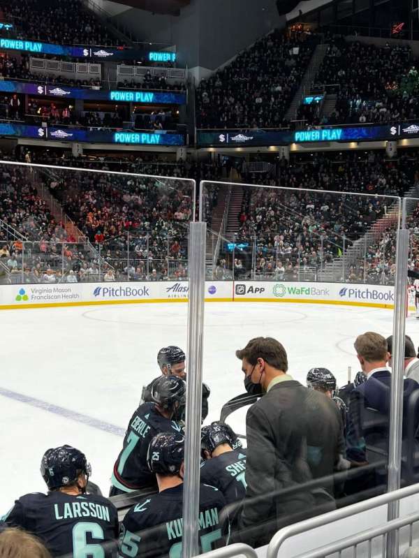 Climate Pledge Arena, section: 01, row: C, seat: 10