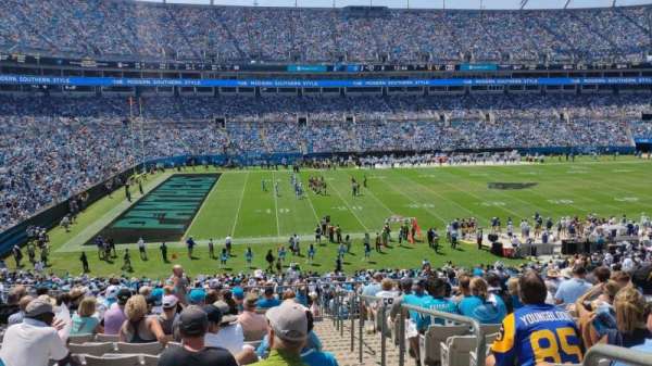 Bank of America Stadium, section: 319, row: 14, seat: 1