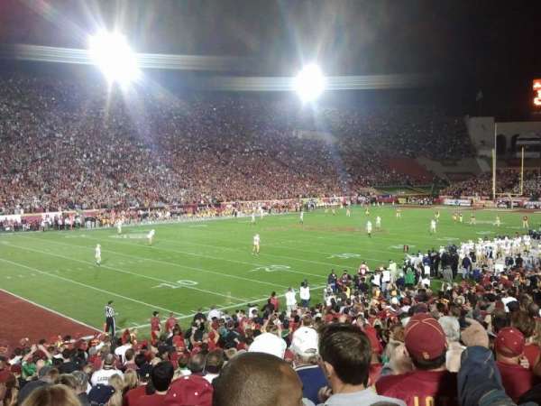 Los Angeles Memorial Coliseum, section: 110A, row: 24, seat: 9