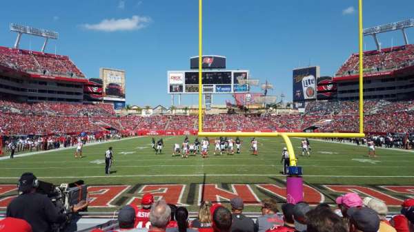 Raymond James Stadium, section: 123, row: G, seat: 5