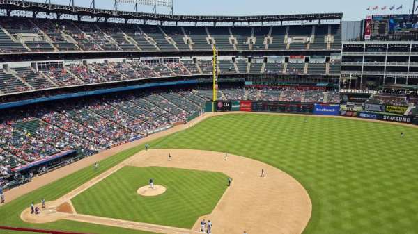 Globe Life Park in Arlington, section: 335, row: 1, seat: 16