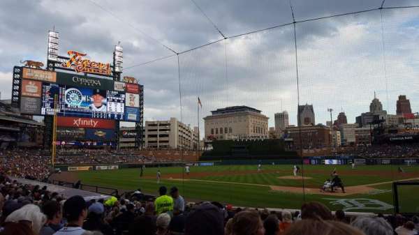 Comerica Park, section: 129, row: 17, seat: 1