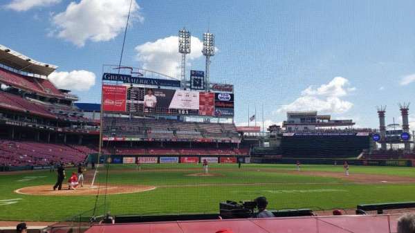 Great American Ball Park, section: 127, row: J, seat: 16