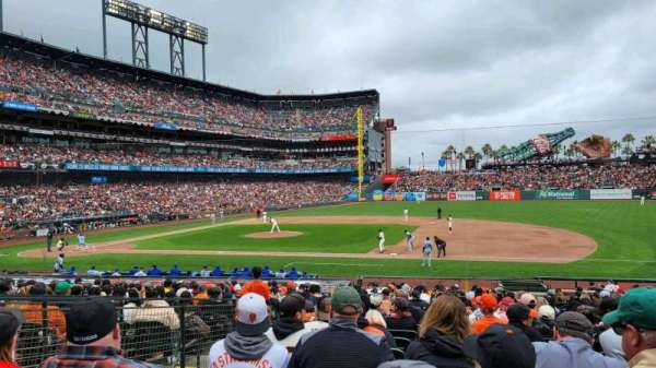 Oracle Park, section: 107, row: 24, seat: 5