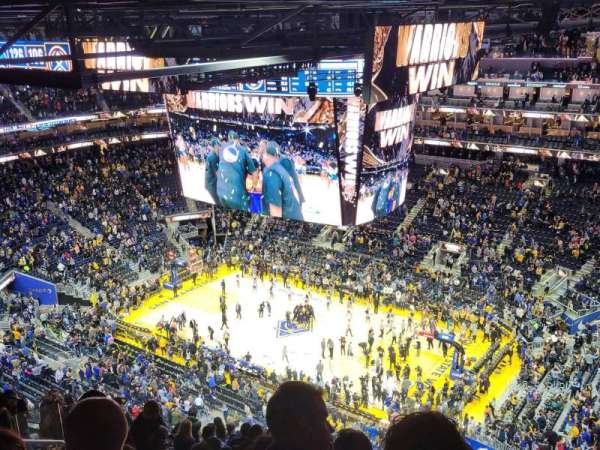 Chase Center, section: 203, row: 17, seat: 9