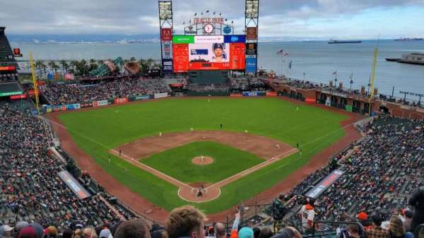 Oracle Park, section: VR315, row: 11, seat: 4
