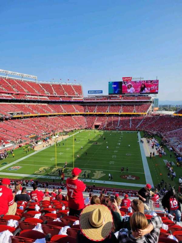 Levi's Stadium, section: 202, row: 16, seat: 3