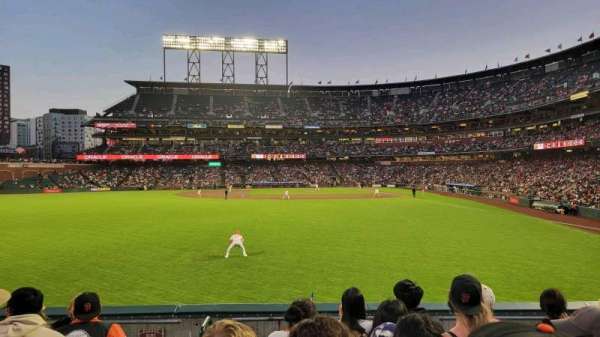 Oracle Park, section: 137, row: 6, seat: 23