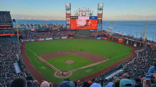 Oracle Park, section: VR314, row: 7, seat: 9