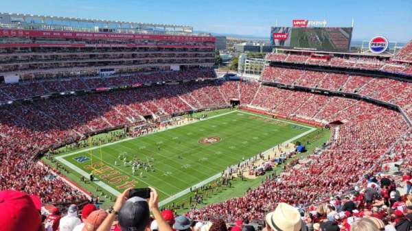 Levi's Stadium, section: 419, row: 18, seat: 12