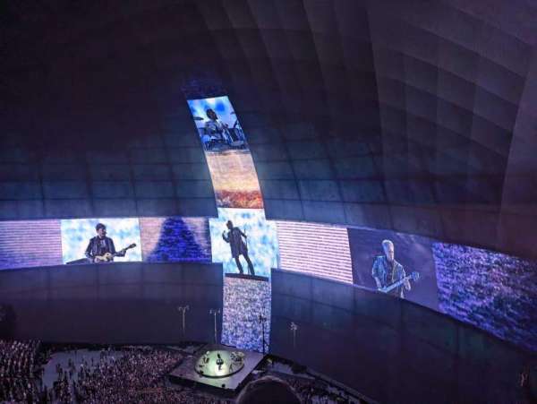 The Sphere, Vegas, section: 409, row: 4, seat: 5