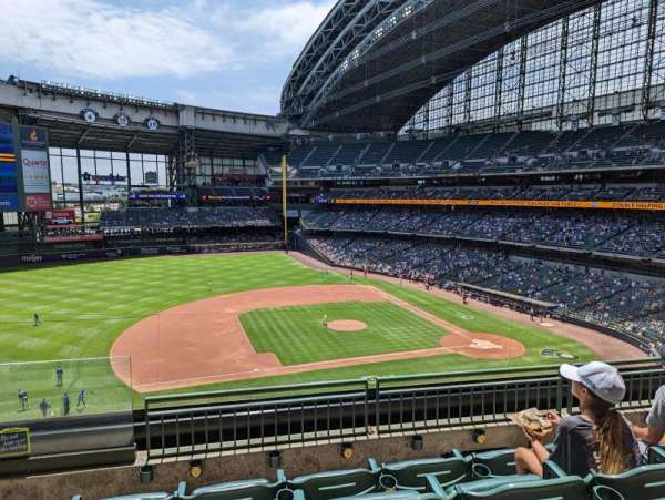American Family Field, section: 340, row: 4, seat: 9