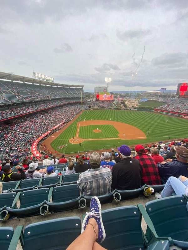 Angel Stadium, section: 423, row: J, seat: 17