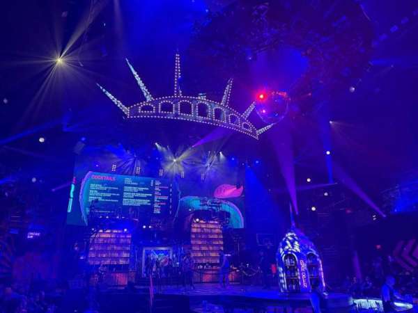 New York-New York Theater, section: 102, row: E, seat: 10
