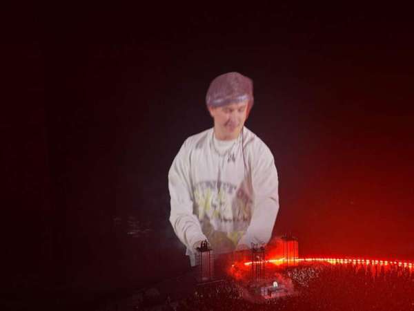 The Sphere, Vegas, section: 304, row: 1, seat: 7