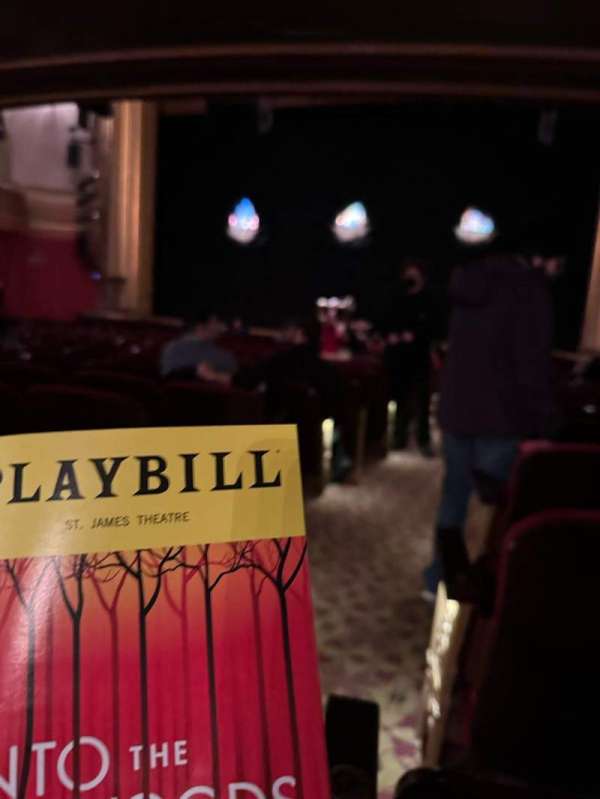 St. James Theatre, section: Orchestra R, row: Q, seat: 2
