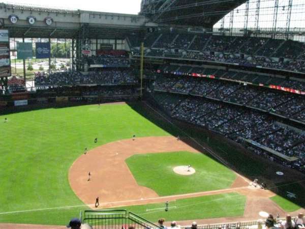 American Family Field, section: 430, row: 8, seat: 19