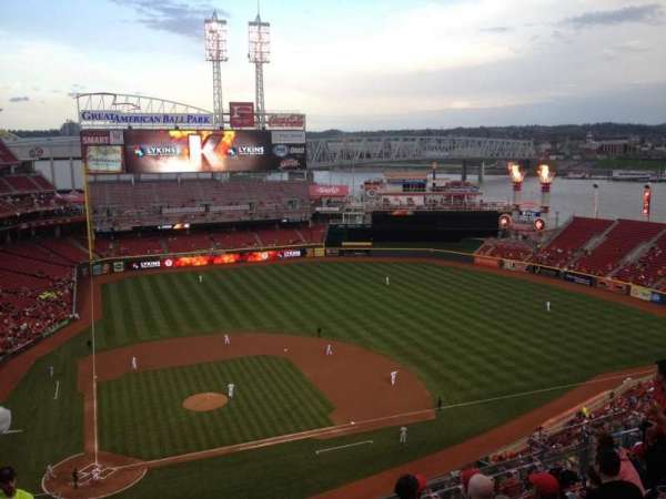 Great American Ball Park, section: 528, row: J, seat: 18