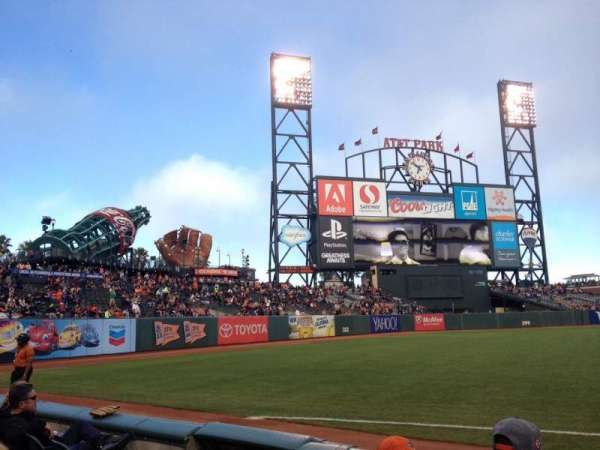 Oracle Park, section: 129, row: 4, seat: 12