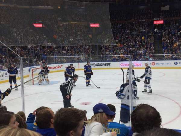 Enterprise Center, section: 118, row: F, seat: 1