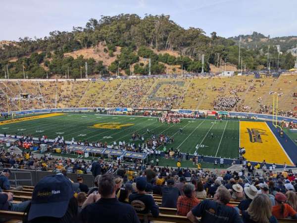 California Memorial Stadium, section: I, row: 42, seat: 23