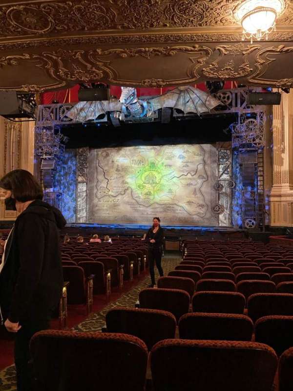 Citizens Bank Opera House, section: Orchestra RC, row: Q, seat: 4