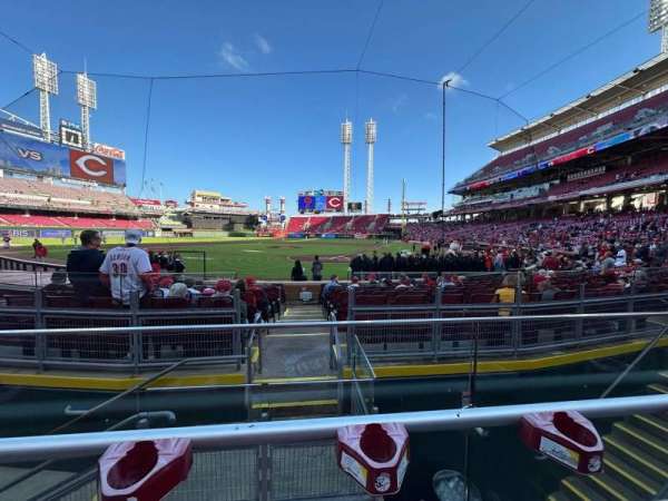 Great American Ball Park, section: 121, row: M, seat: 6